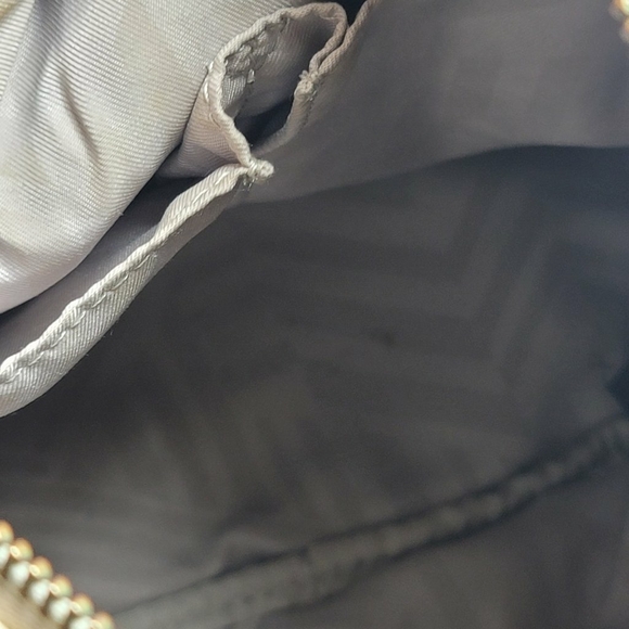 Rebecca Minkoff Julian Gray Leather Medium Backpack Pebbled White - Picture 10 of 12